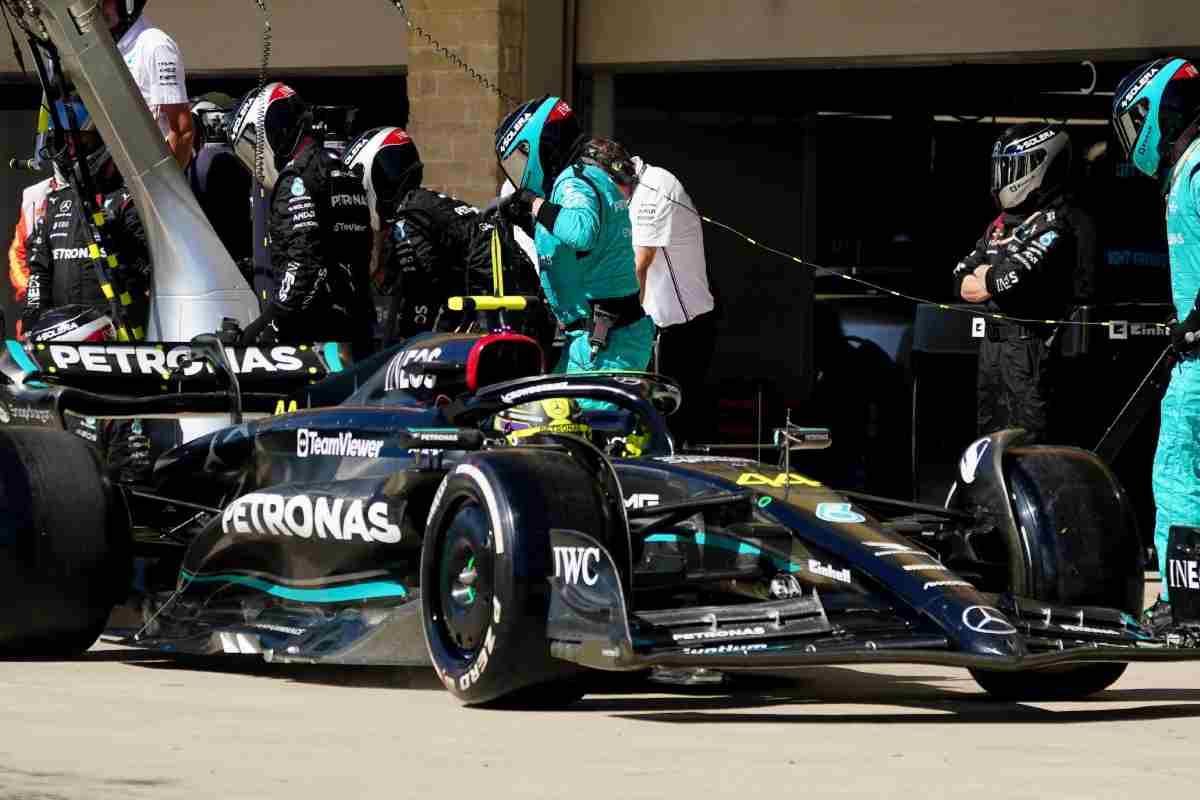 El coche descalificado de Lewis Hamilton