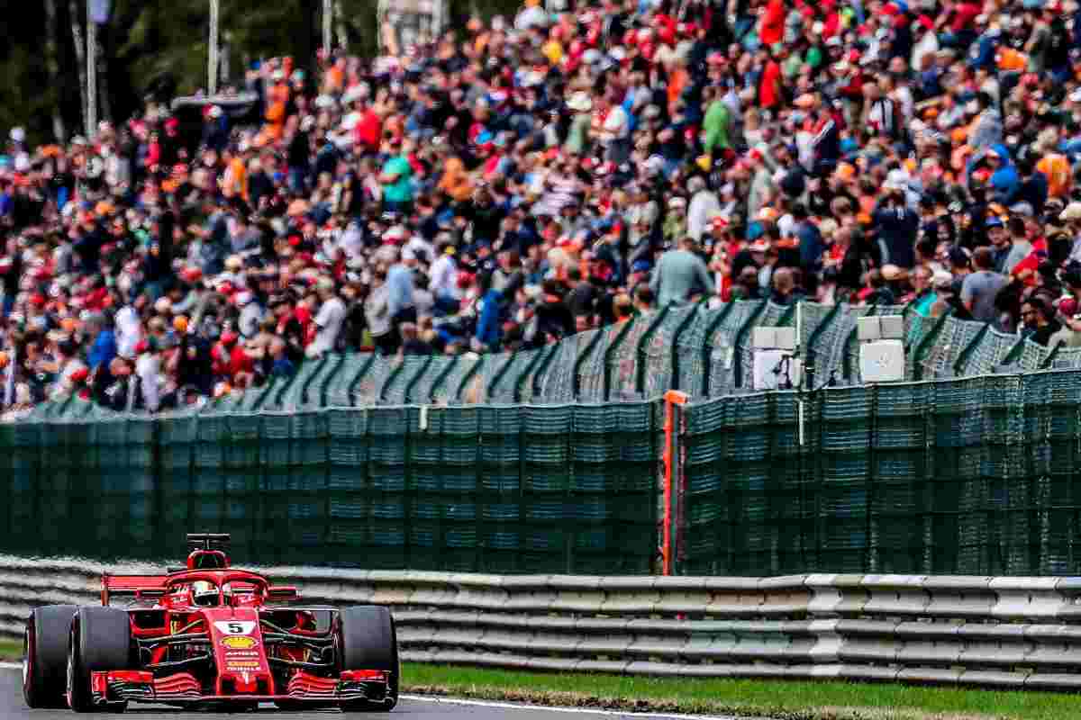 El circuito de Fórmula 1 Spa-Francorchamps