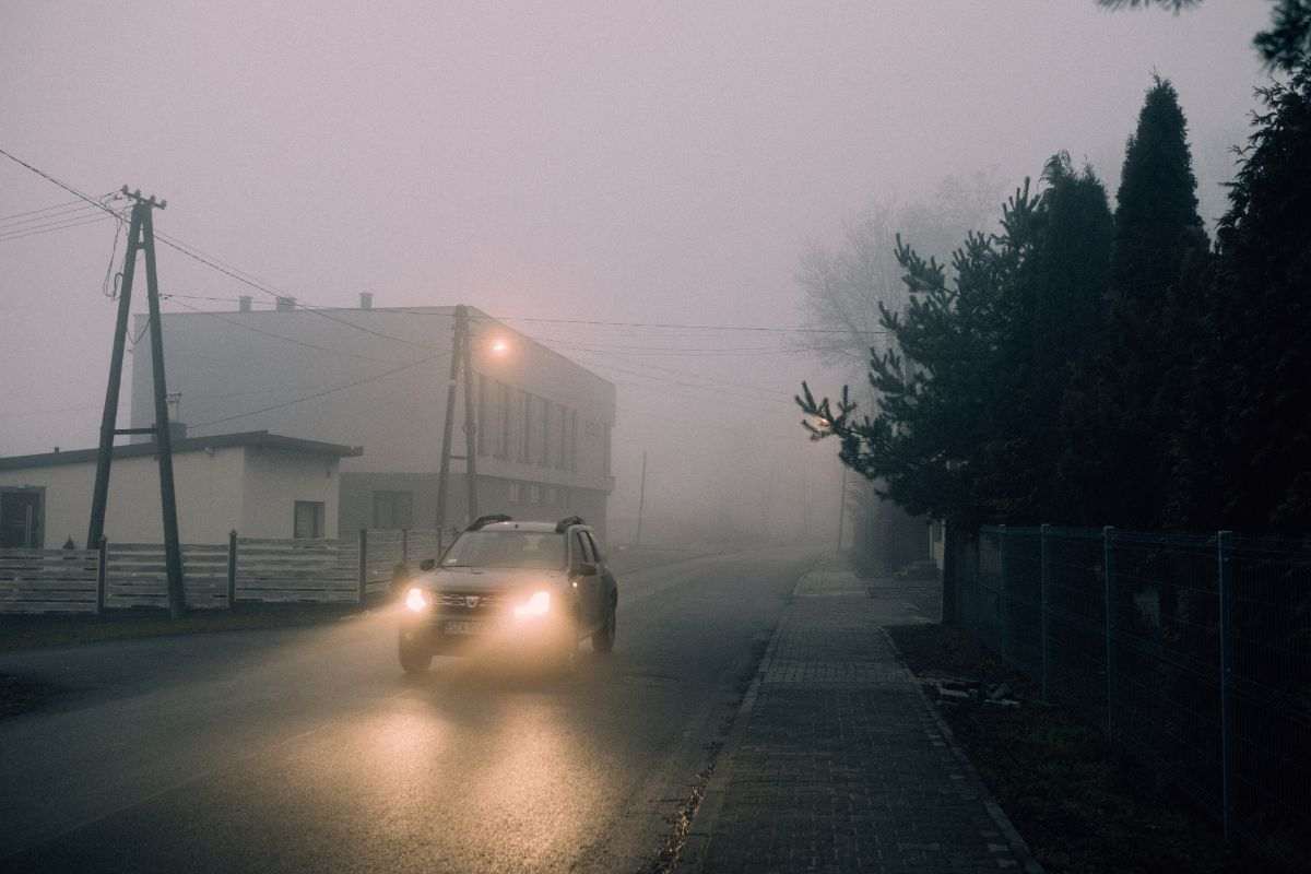 niebla coches luces antiniebla conductor