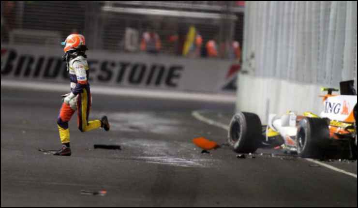 Accidente de Nelson Piquet Renault