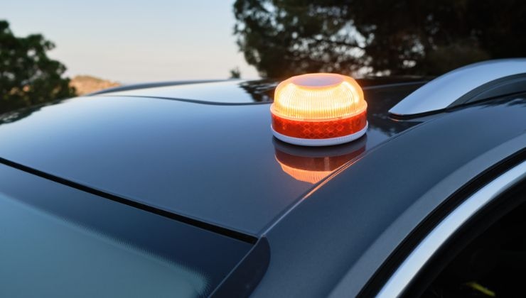 baliza luz emergencia dgt coches accidentes