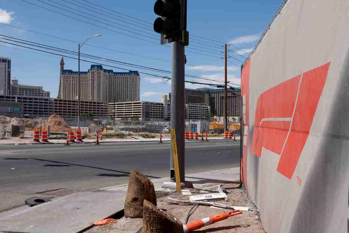 Circuito Las Vegas f1 obras huelga