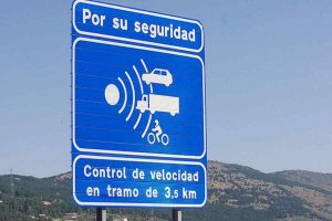 radar de tramo DGT carreteras multas coche