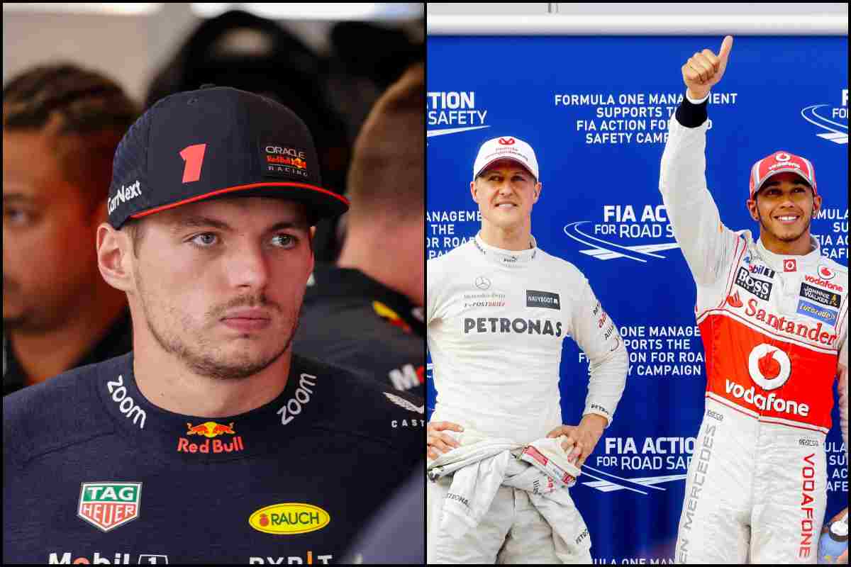 Michael Schumacher Lewis Hamilton Max Verstappen F1