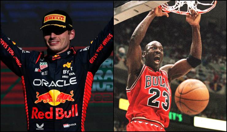 Comparación entre Verstappen y Michael Jordan